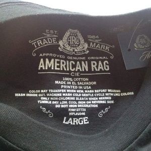 American Rag Shirts - American Rag T-Shirt LARGE - NEW w/tags American Rag Shirts - American Rag T-Shirt LARGE - NEW w/tags